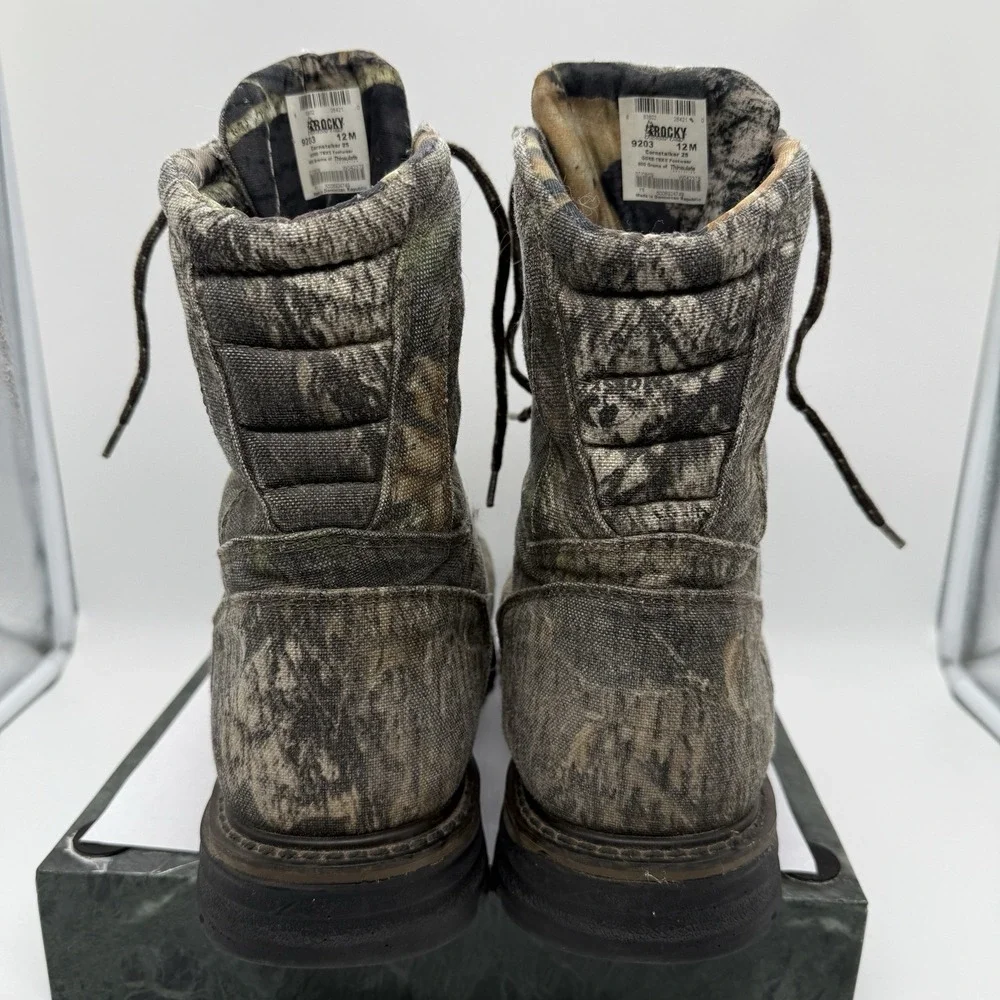 Rocky Cornstalker 25 9203 Men's 12M Camo Hunting Boots Gore-Tex 800 Gram